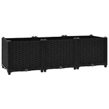 Raised Bed 120x40x38 cm Polypropylene - Front View