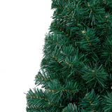 Artificial Half Pre-lit Christmas Tree with Stand Green 120 cm PVC