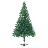 Artificial Pre-lit Christmas Tree with Stand 120 cm 230 Branches - Side View