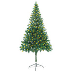 Artificial Pre-lit Christmas Tree with Stand 180cm 564 Branches