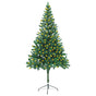 Artificial Pre-lit Christmas Tree with Stand 180cm 564 Branches