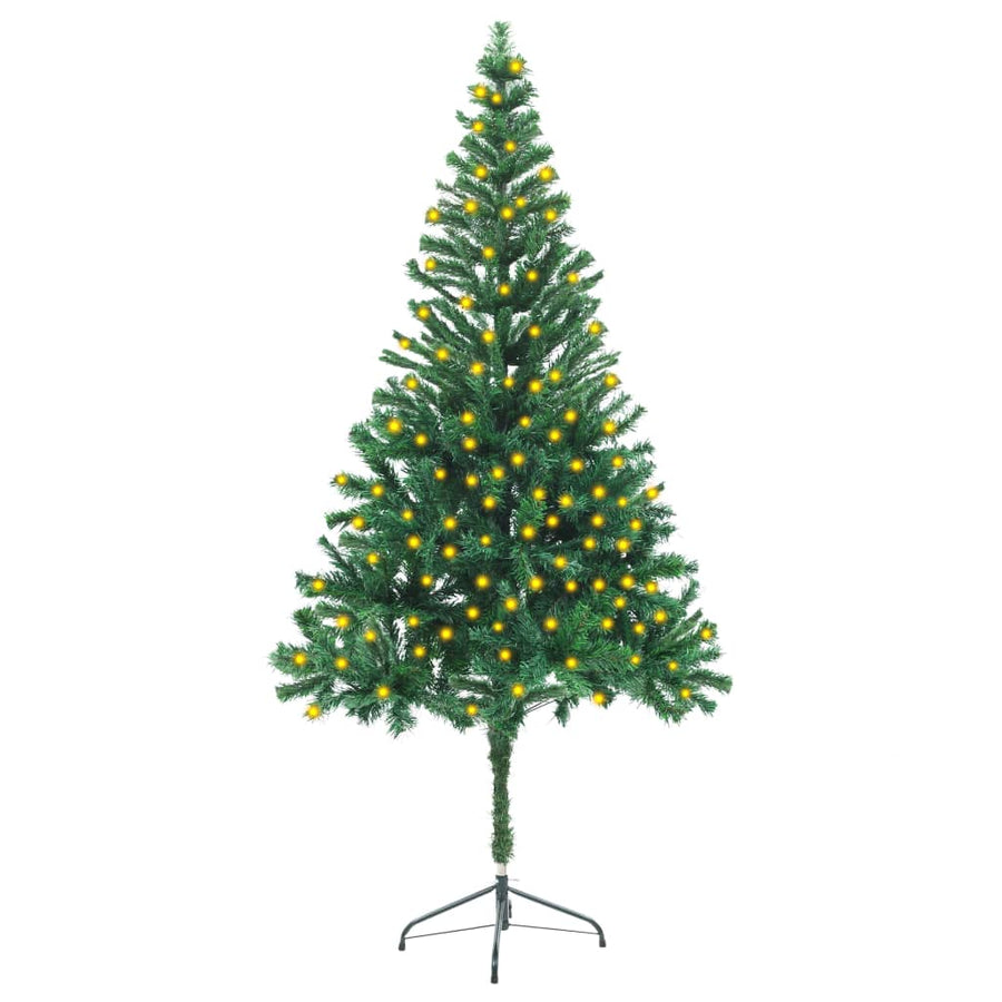 Artificial Pre-lit Christmas Tree with Stand 180cm 564 Branches