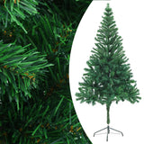 Artificial Pre-lit Christmas Tree with Stand 180 cm 564 Branches - Front View