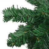 Artificial Pre-lit Christmas Tree L 240 cm Green - 45-Degree Angle