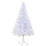 Artificial Pre-lit Christmas Tree with Stand 120 cm 230 Branches - Side View