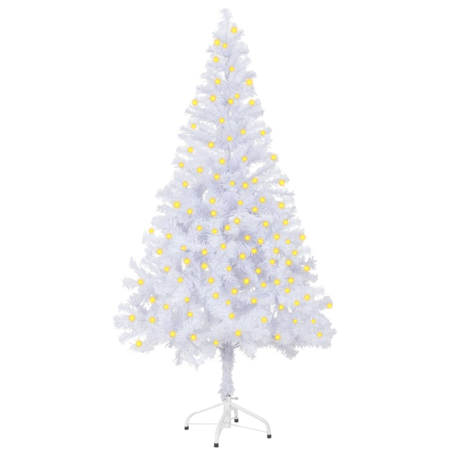 Artificial Pre-lit Christmas Tree with Stand 150cm 380 Branches
