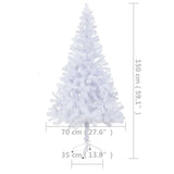 Artificial Pre-lit Christmas Tree with Stand 150 cm 380 Branches - Extra Image