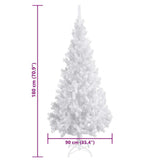 Artificial Pre-lit Christmas Tree with Stand 180 cm 620 Branches