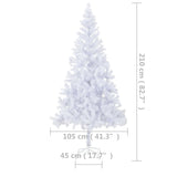 Artificial Pre-lit Christmas Tree 210 cm 910 Branches - Extra Image