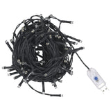 Artificial Pre-lit Christmas Tree with Stand Blue 180 cm PVC - Close-Up Angle