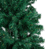 Artificial Pre-lit Christmas Tree with Thick Branches Green 240 cm - Rear View