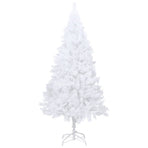 Artificial Pre-lit Christmas Tree Thick Branches White 120 cm
