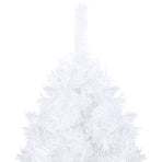 Artificial Pre-lit Christmas Tree Thick Branches White 120 cm