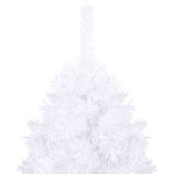 Artificial Pre-lit Christmas Tree with Thick Branches White 120 cm - 45-Degree Angle