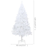 Artificial Pre-lit Christmas Tree with Thick Branches White 120 cm - Extra Image