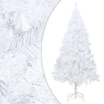 Artificial Pre-lit Christmas Tree Thick Branches White 150 cm