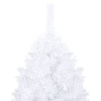 Artificial Pre-lit Christmas Tree Thick Branches White 150 cm