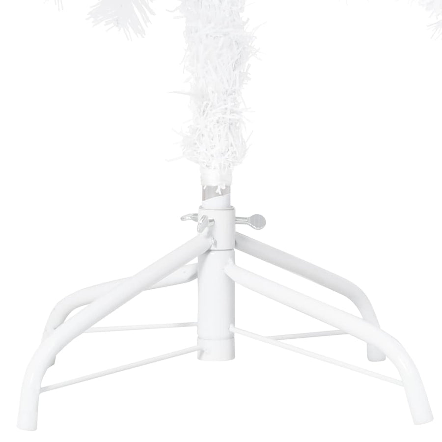 Artificial Pre-lit Christmas Tree Thick Branches White 150 cm
