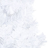 Artificial Pre-lit Christmas Tree with Thick Branches White 210 cm - 45-Degree Angle