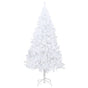 Artificial Pre-lit Christmas Tree Thick Branches White 240 cm