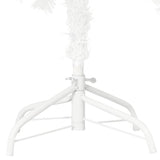 Artificial Pre-lit Christmas Tree White 150 cm - Rear View