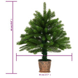 Artificial Pre-lit Christmas Tree 65 cm Green - Extra Image
