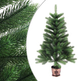 Artificial Pre-lit Christmas Tree 90 cm Green - Front View