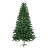 Artificial Pre-lit Christmas Tree 150 cm Green - Front View