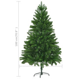 Artificial Pre-lit Christmas Tree 180 cm Green