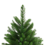 Artificial Pre-lit Christmas Tree 240 cm Green - Top-Down View