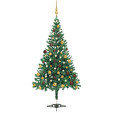 Artificial Pre-lit Christmas Tree with Ball Set 180 cm 564 Branches