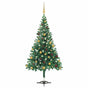 Artificial Pre-lit Christmas Tree Ball Set 210 cm 910 Branches