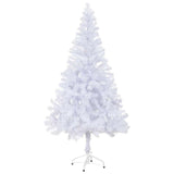 Artificial Pre-lit Christmas Tree with Ball Set 120 cm 230 Branches - Top-Down View