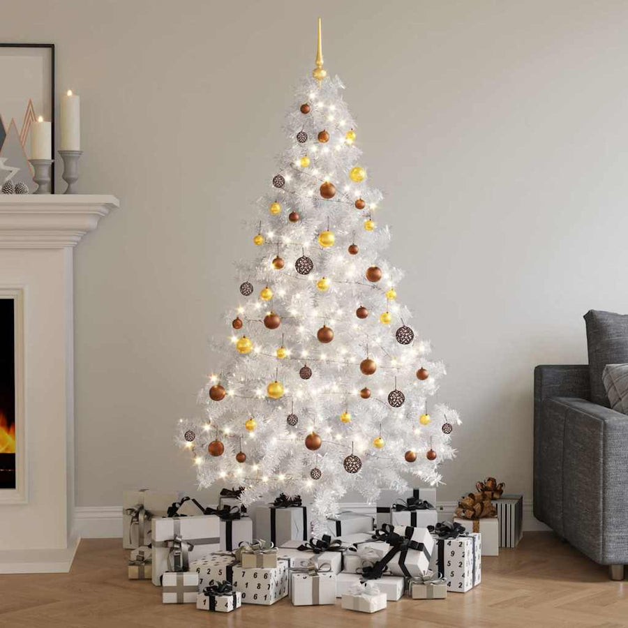 Artificial Pre-lit Christmas Tree Ball Set 180 cm 620 Branches