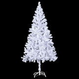 Artificial Pre-lit Christmas Tree with Ball Set 210 cm 910 Branches - Side View