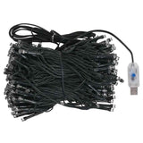 Artificial Pre-lit Christmas Tree with Ball Set Black 150 cm PVC - Extra Image