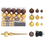 Artificial Pre-lit Christmas Tree with Ball Set Green 150 cm PVC