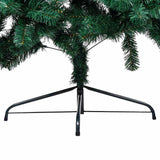 Artificial Half Pre-lit Christmas Tree with Ball Set Green 120 cm - 45-Degree Angle