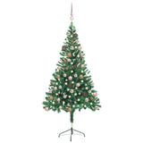 Artificial Pre-lit Christmas Tree with Ball Set 150 cm 380 Branches