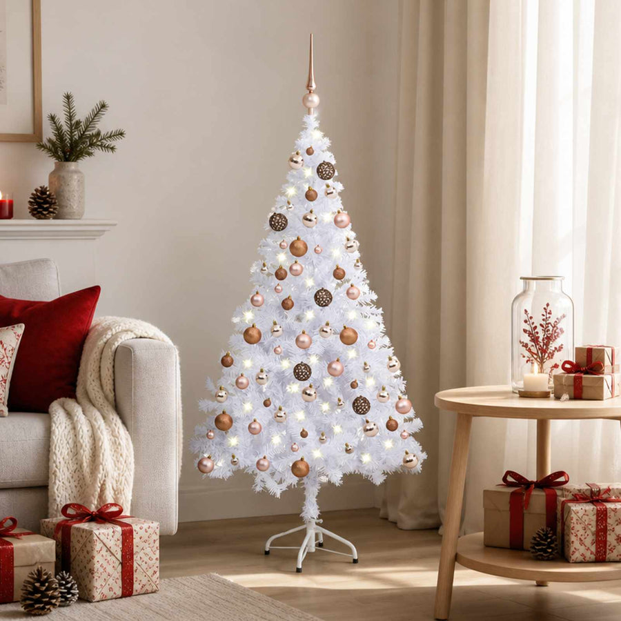 Artificial Pre-lit Christmas Tree Ball Set 120 cm 230 Branches