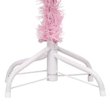 Artificial Pre-lit Christmas Tree with Ball Set Pink 150 cm PVC