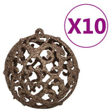 Artificial Pre-lit Christmas Tree with Ball Set Gold 210 cm PET - Extra Image