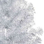 Artificial Pre-lit Christmas Tree with Ball Set Silver 120 cm