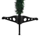 Frosted Pre-lit Christmas Tree with Ball Set Pinecones 150 cm - Rear View