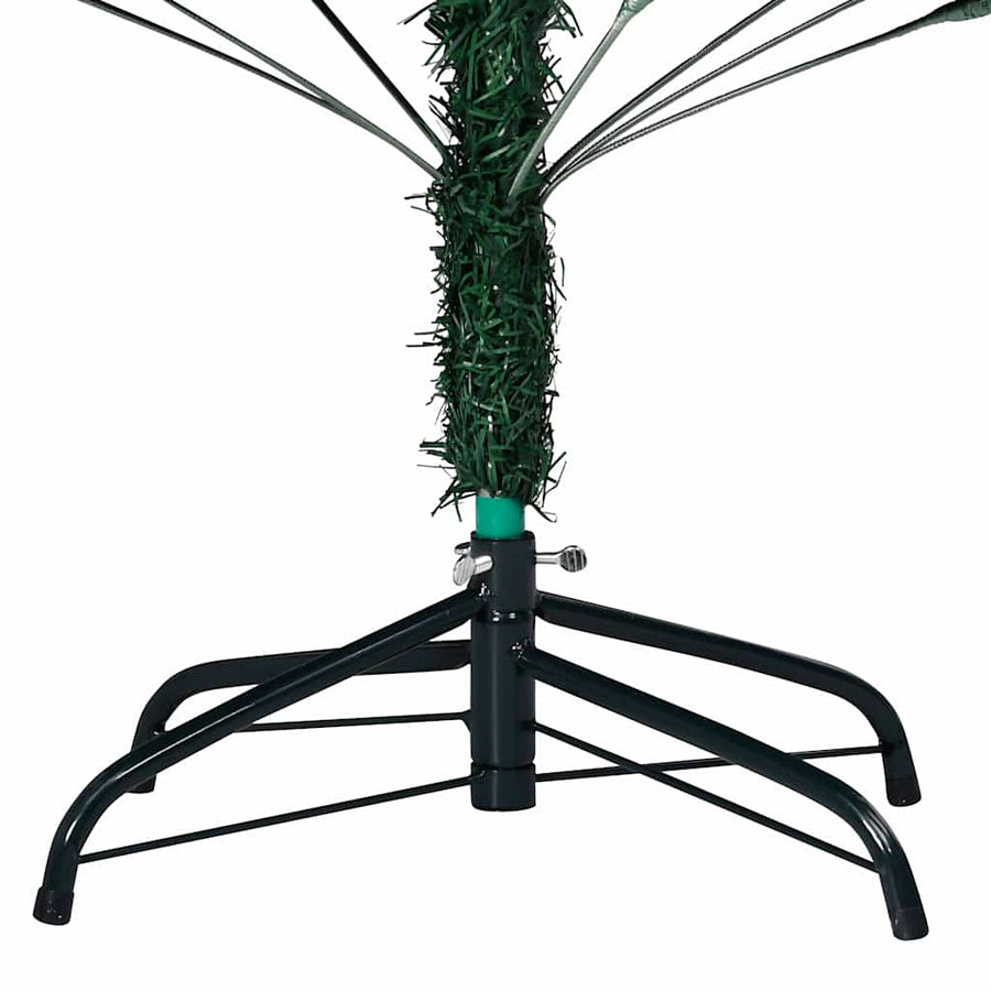 Artificial Pre-lit Christmas Tree with Ball Set Green 150cm PVC