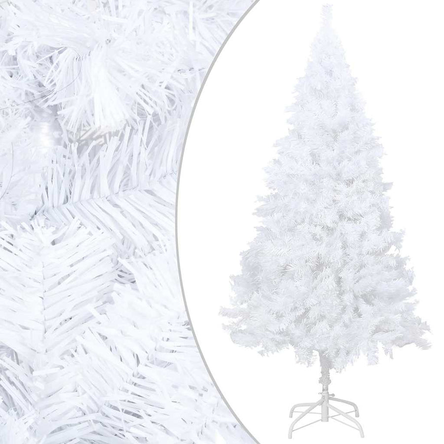 Artificial Pre-lit Christmas Tree with Ball Set White 120cm PVC