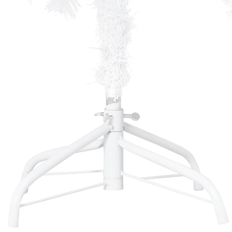Artificial Pre-lit Christmas Tree with Ball Set White 120cm PVC