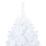 Artificial Pre-lit Christmas Tree with Ball Set White 210 cm PVC