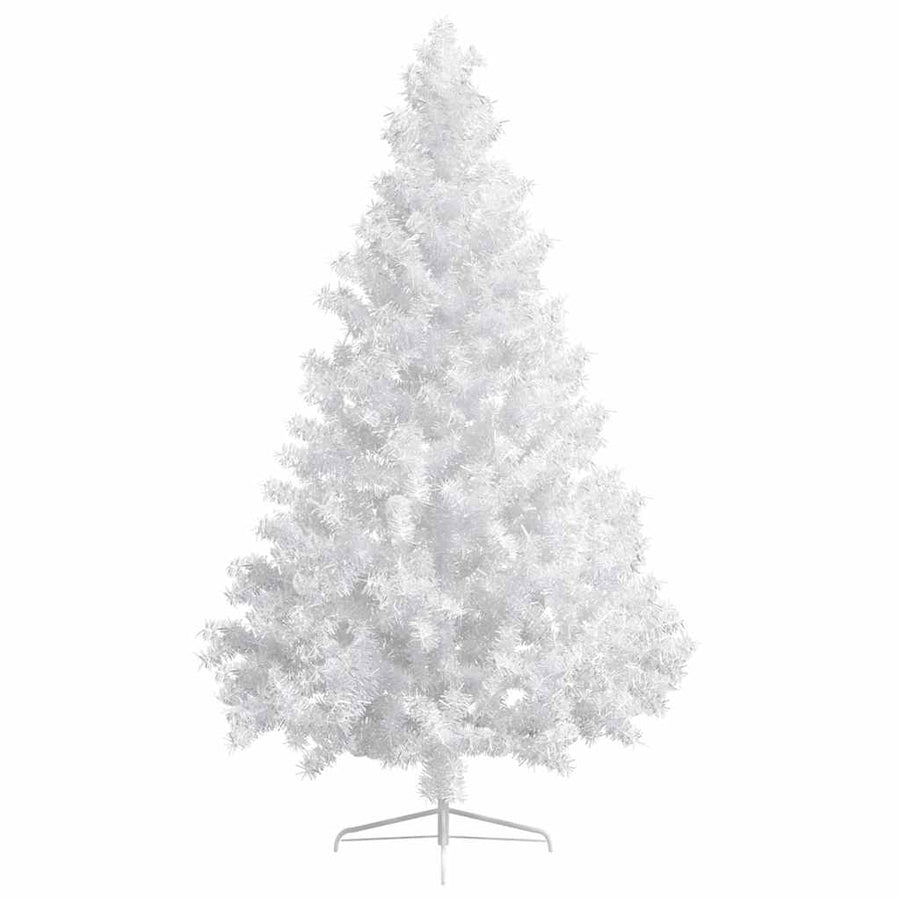 Artificial Half Pre-lit Christmas Tree with Ball Set White 180 cm