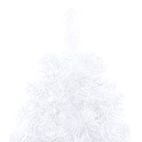 Artificial Half Pre-lit Christmas Tree with Ball Set White 180 cm - Extra Image